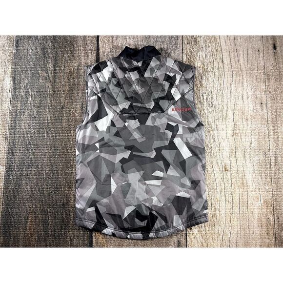NWOT Spyder Ouzo Insulator ThermaWEB Vest Gray White Camo Print Small Winter - Picture 7 of 10
